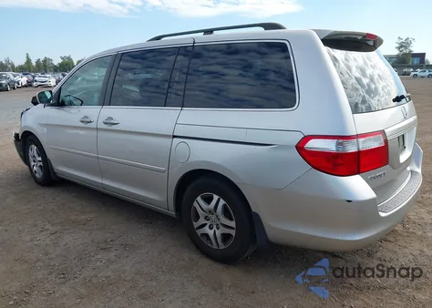 2007 Honda Odyssey Ex-L z USA, uszkodzony, nr VIN 5FNRL38647B461707